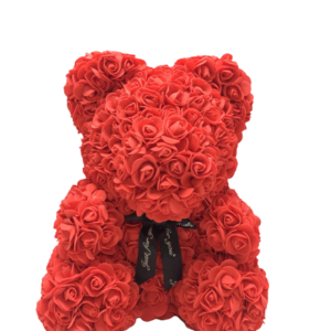 Αρκουδάκι με Τριαντάφυλλα Κόκκινο Μεγάλο The Garden Store Λαμία