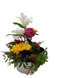 Ανθοσύνθεση σε Κασπώ με Λουλούδια Εποχής Μικρή The Garden Store Λαμία